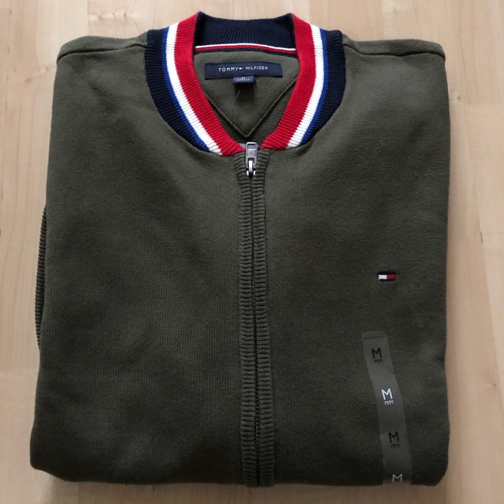 🏡 Moving sale Price Firm Hilfiger men’s zip up sweater - Picture 4 of 5